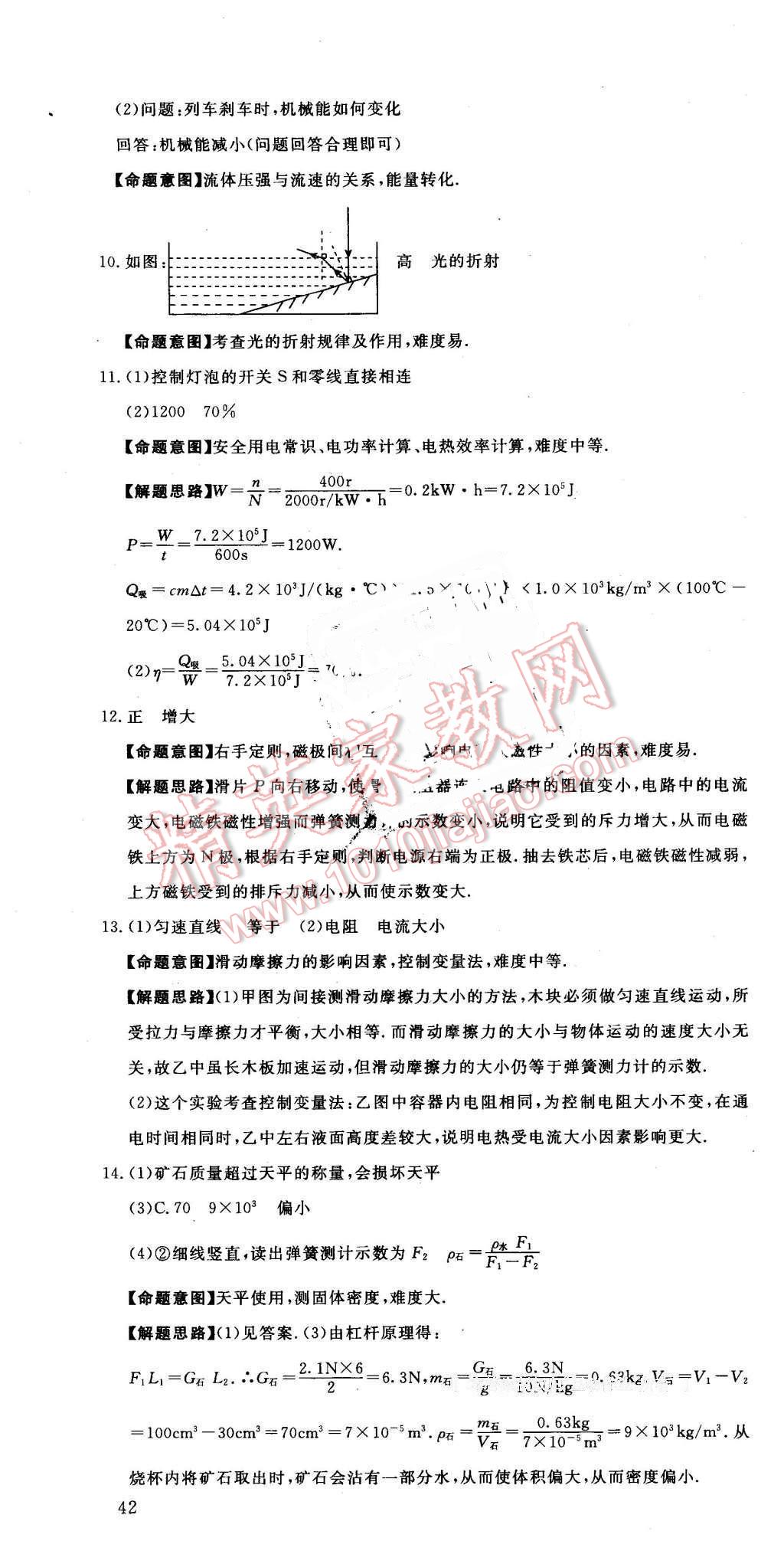 2016年河北中考必備中考第一卷物理經(jīng)濟版 第34頁