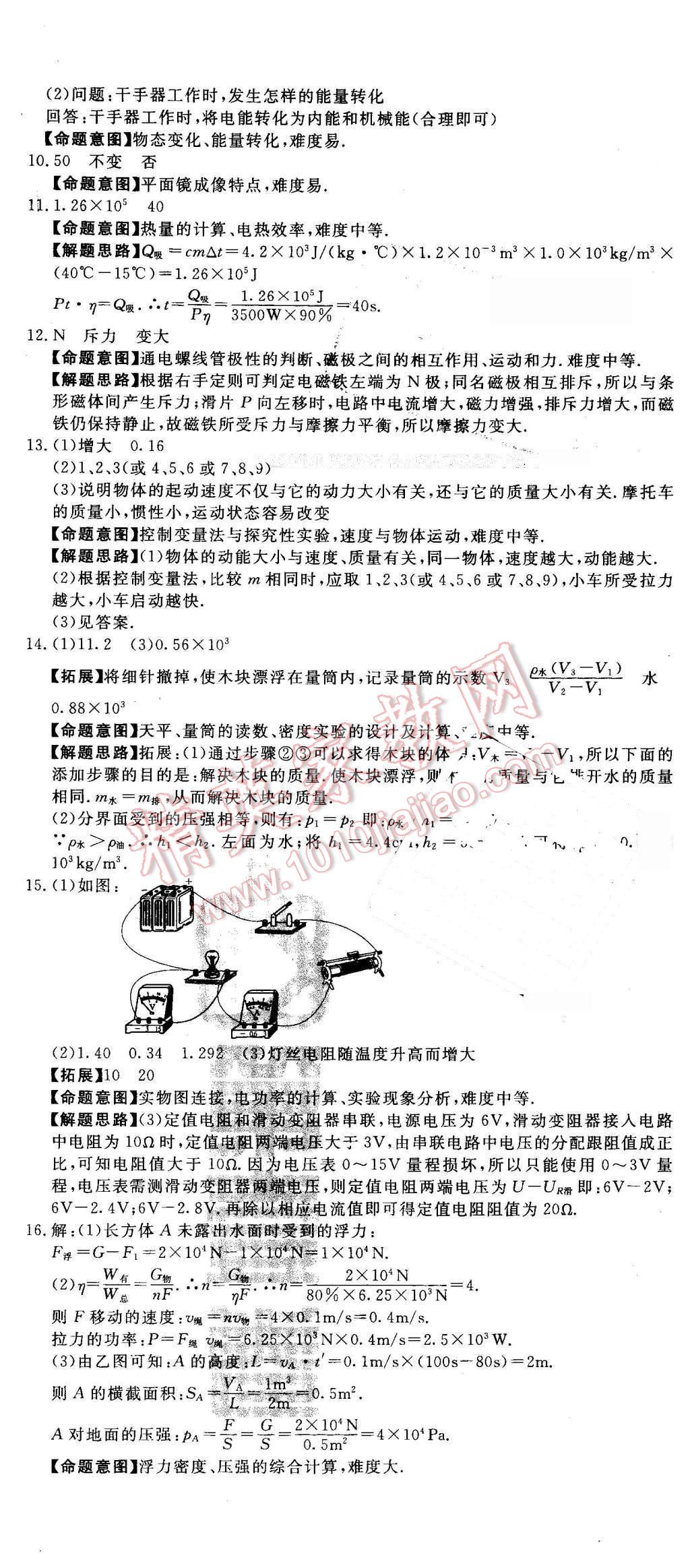 2016年河北中考必備中考第一卷物理 第41頁