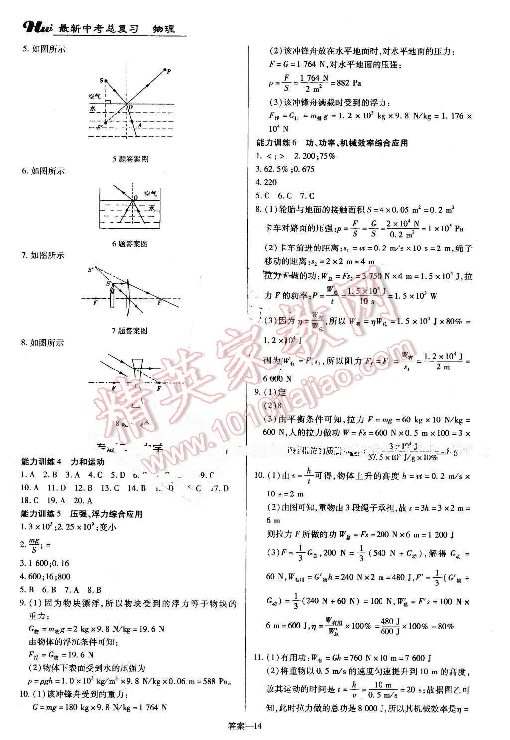 2016年河南最新中考总复习物理课标版 第14页