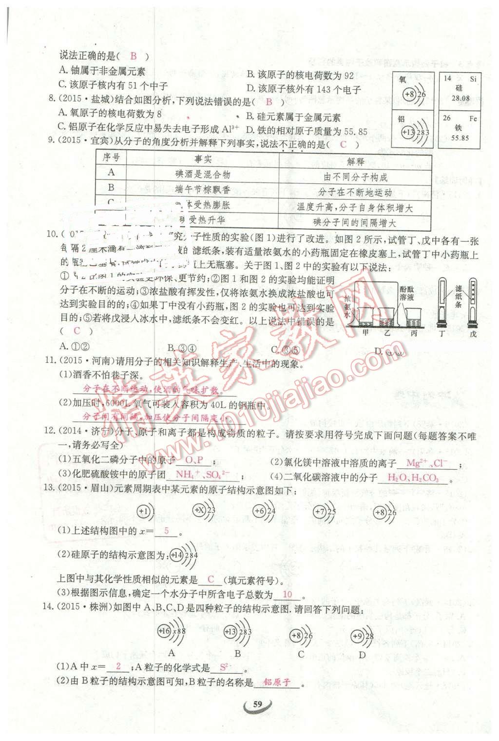 2016年思維新觀察中考化學(xué) 第59頁