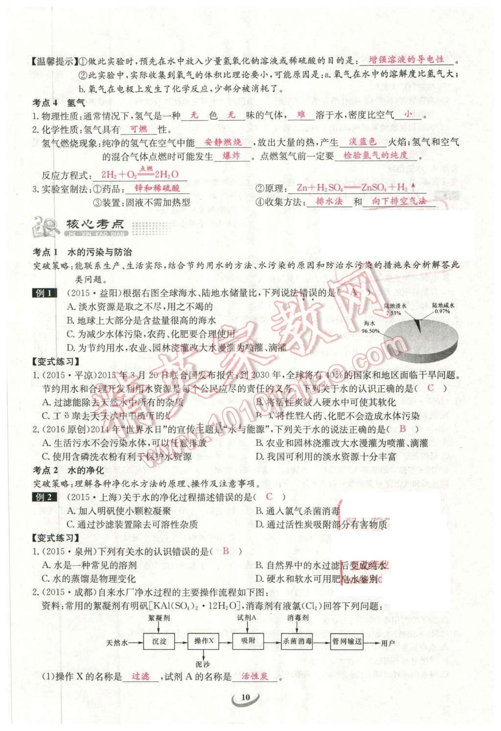 2016年思維新觀察中考化學(xué) 第10頁(yè)