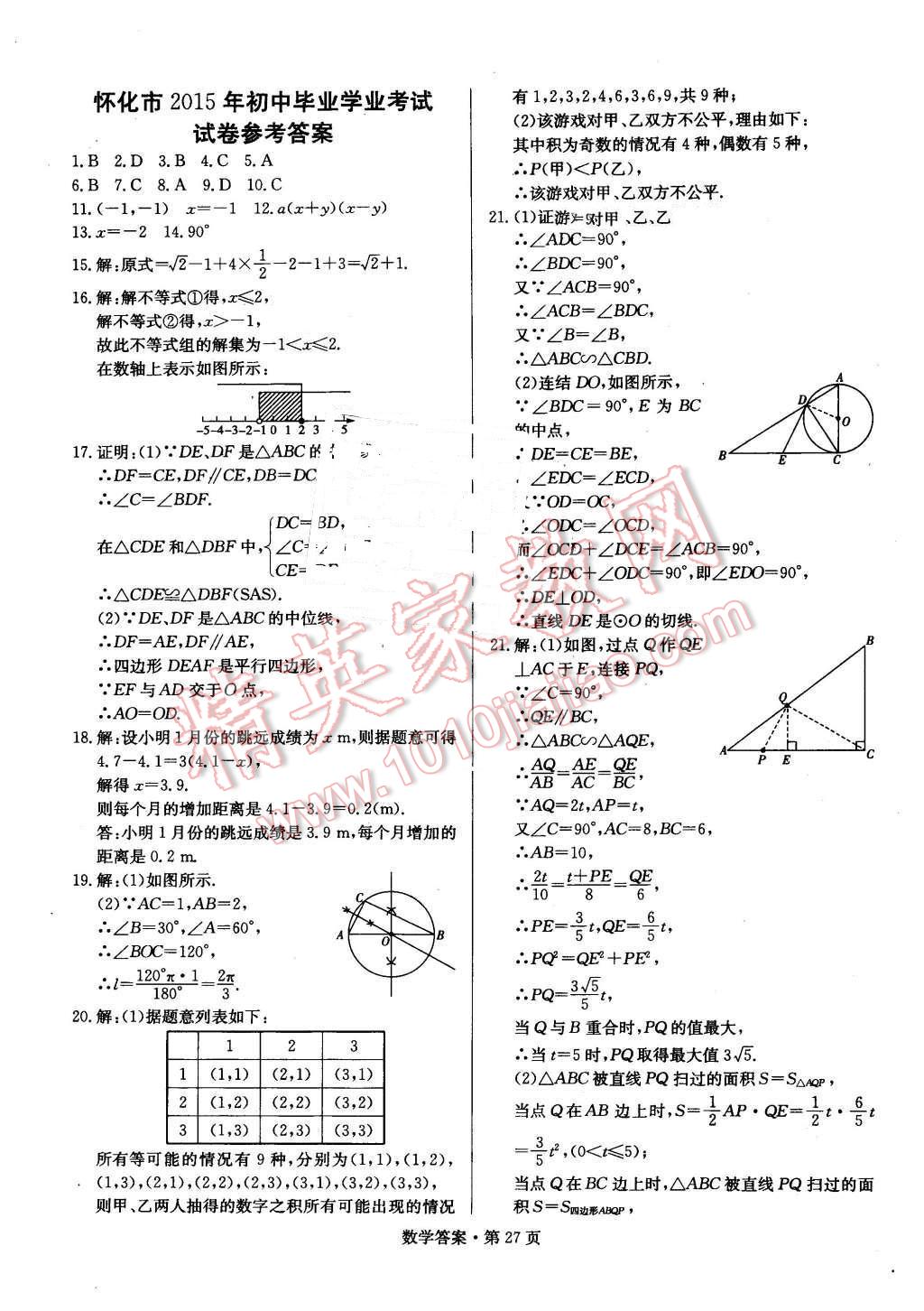 2016年湖南中考必備數(shù)學(xué) 第26頁