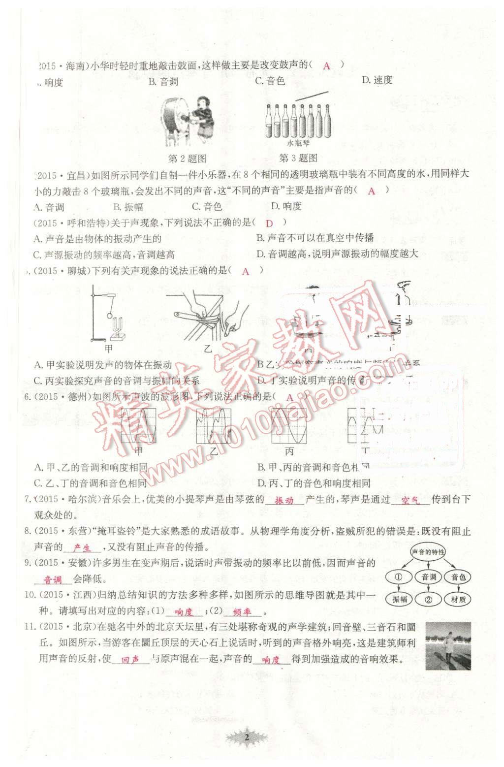 2016年思維新觀察中考物理 第2頁(yè)