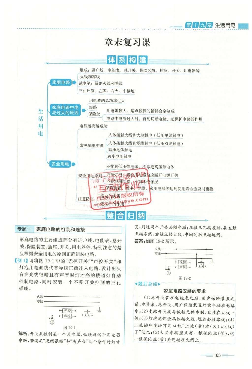 2015年人教金学典同步解析与测评九年级物理全一册人教版云南专版 学业水平测试卷第93页