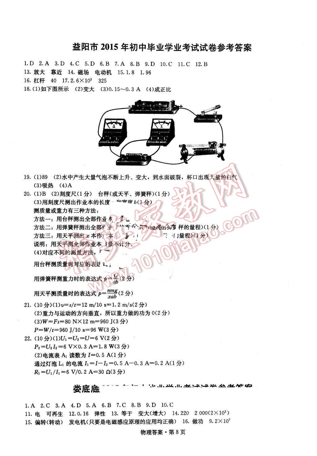 2016年湖南中考必备物理 第7页