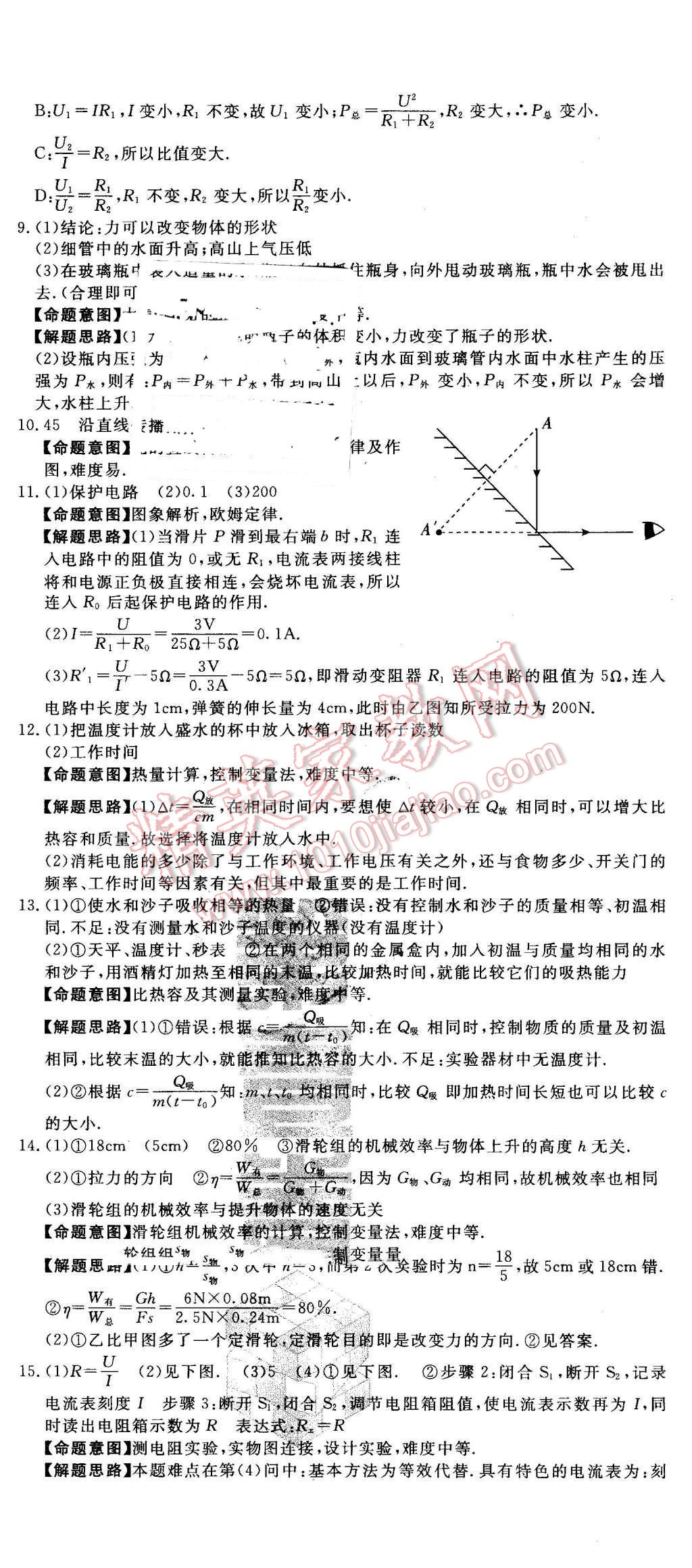 2016年河北中考必備中考第一卷物理 第32頁