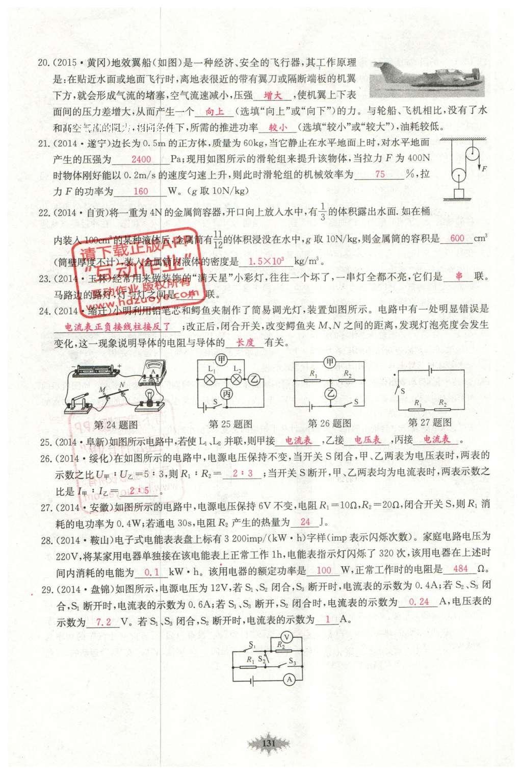 2016年思維新觀察中考物理 第二部分 常見中考題突破方法第24頁