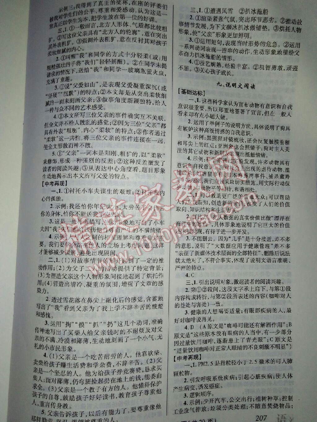 2016年榜上有名測評(píng)創(chuàng)新中考新攻略語文 第7頁