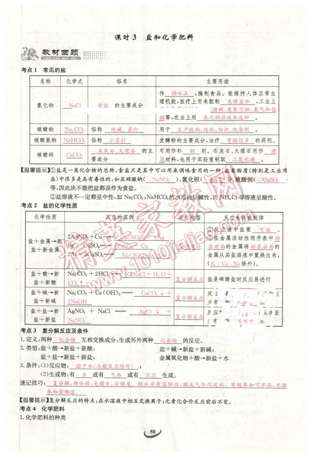 2016年思維新觀察中考化學(xué) 第50頁