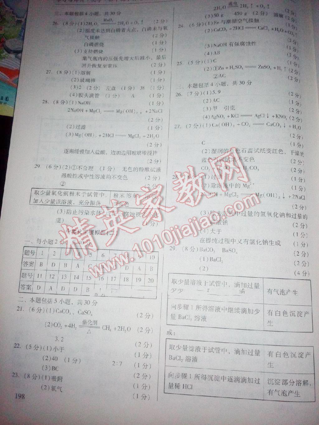 2014年学习与评价化学初中化学解题思路分析 第10页