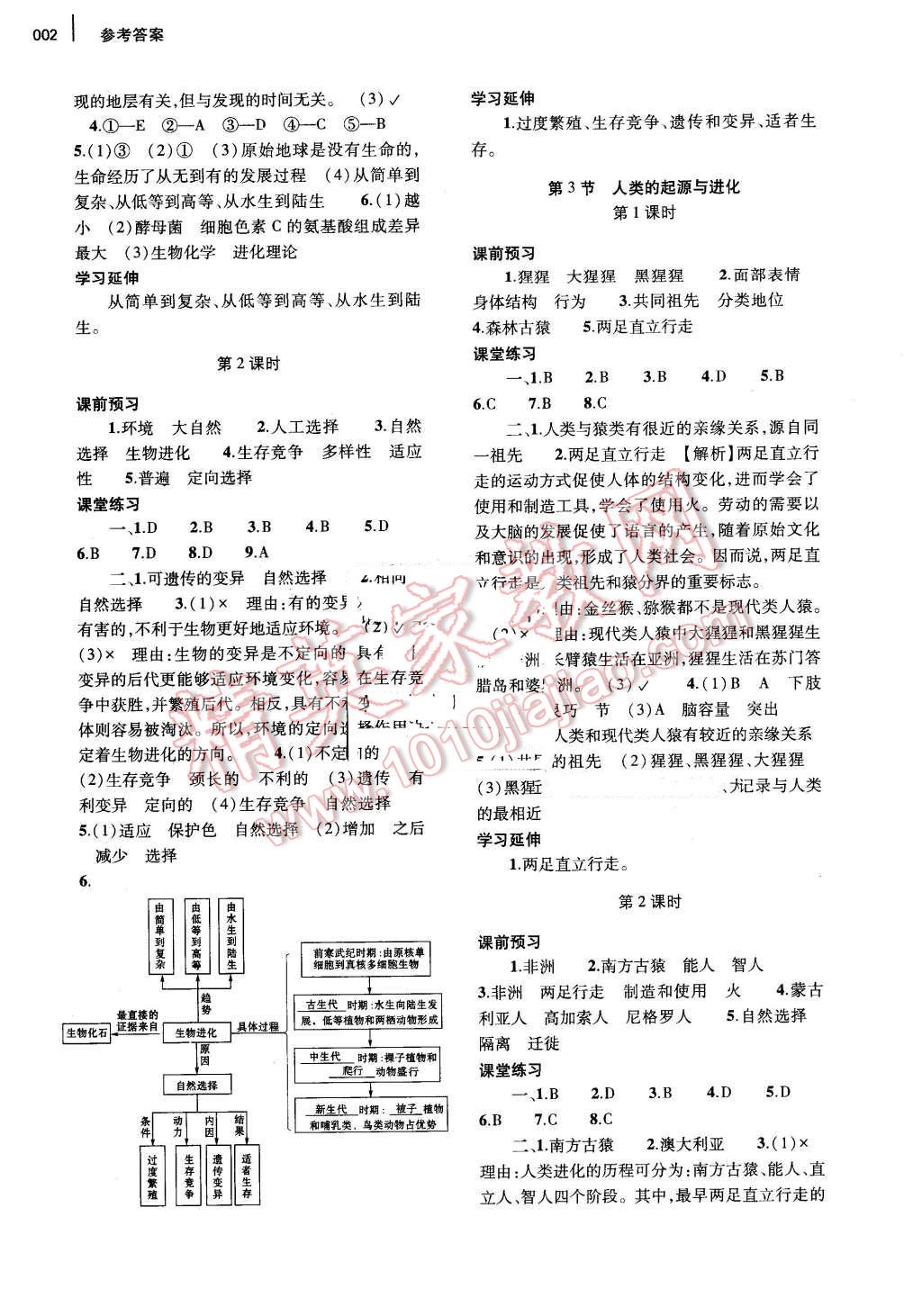 2016年基础训练八年级生物学下册北师大版河南省内使用 第2页