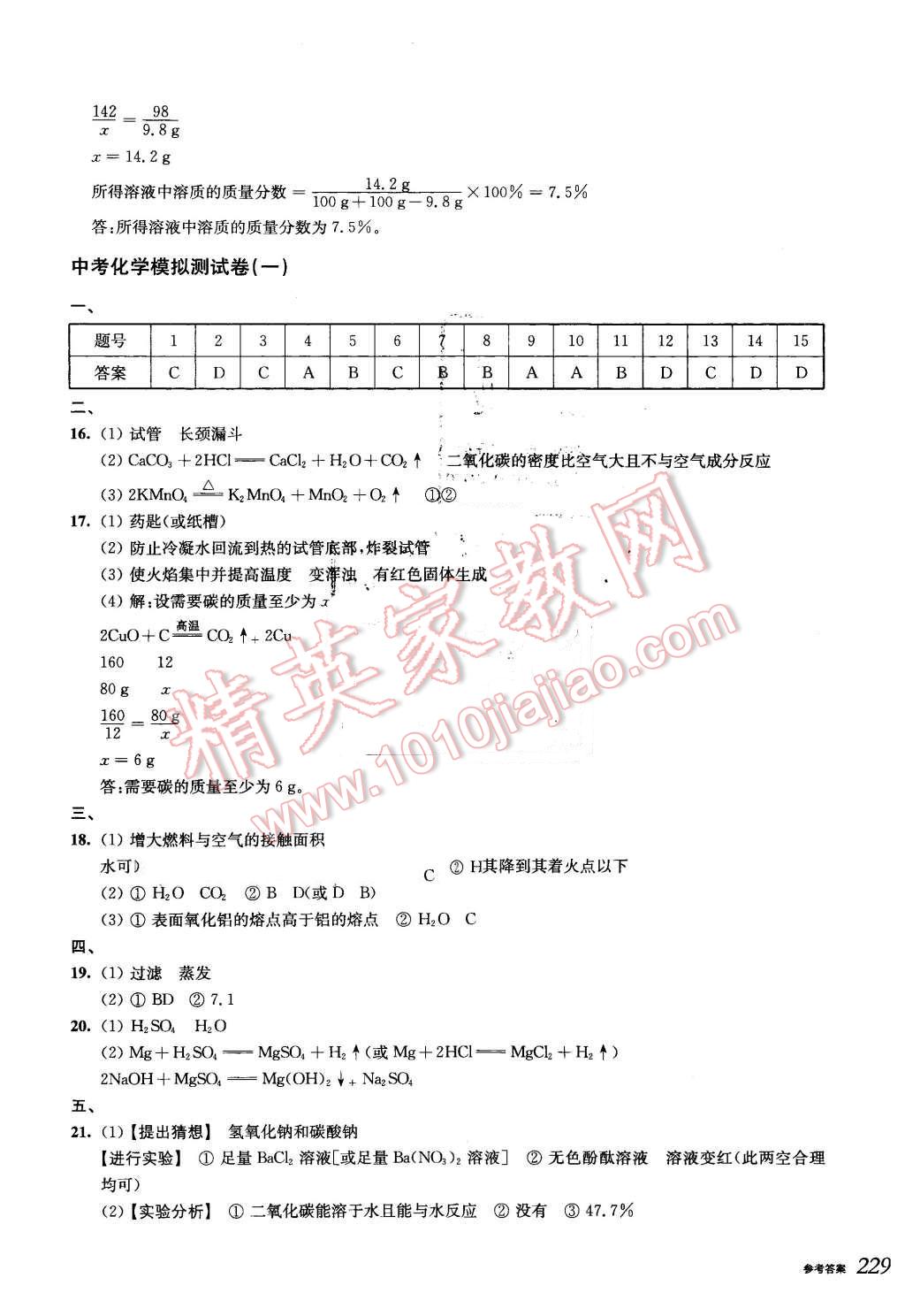 2016年挑戰(zhàn)壓軸題中考化學強化訓練篇 第63頁