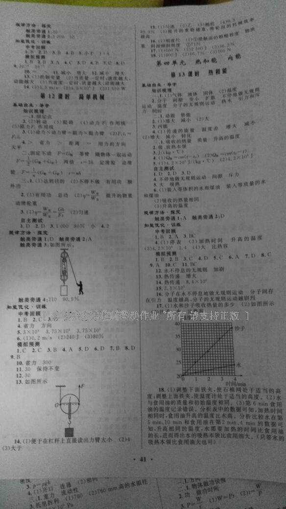 2016年初中總復(fù)習(xí)優(yōu)化設(shè)計(jì)物理人教版 第17頁(yè)