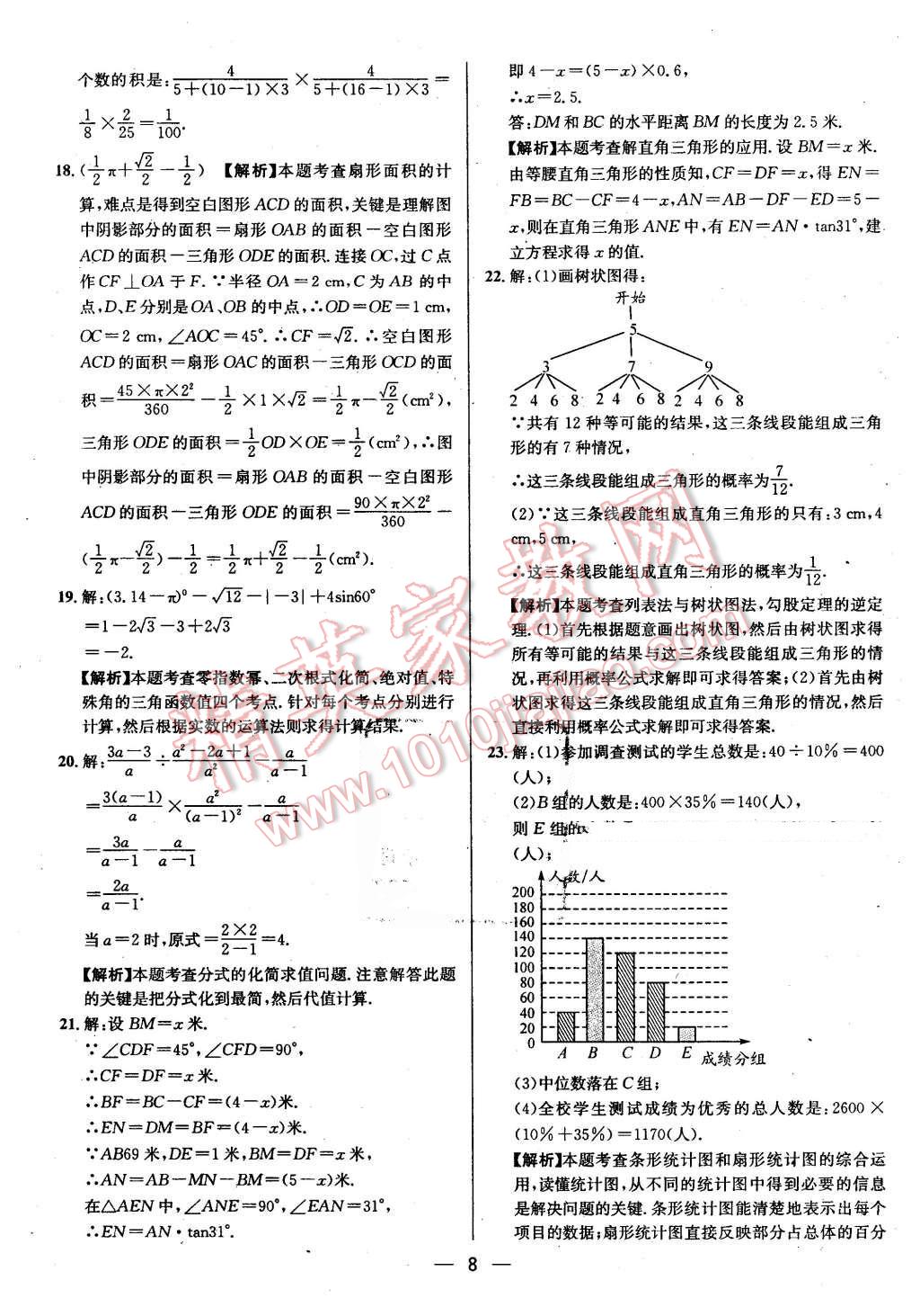 2016年貴州中考中考必備數(shù)學 第8頁