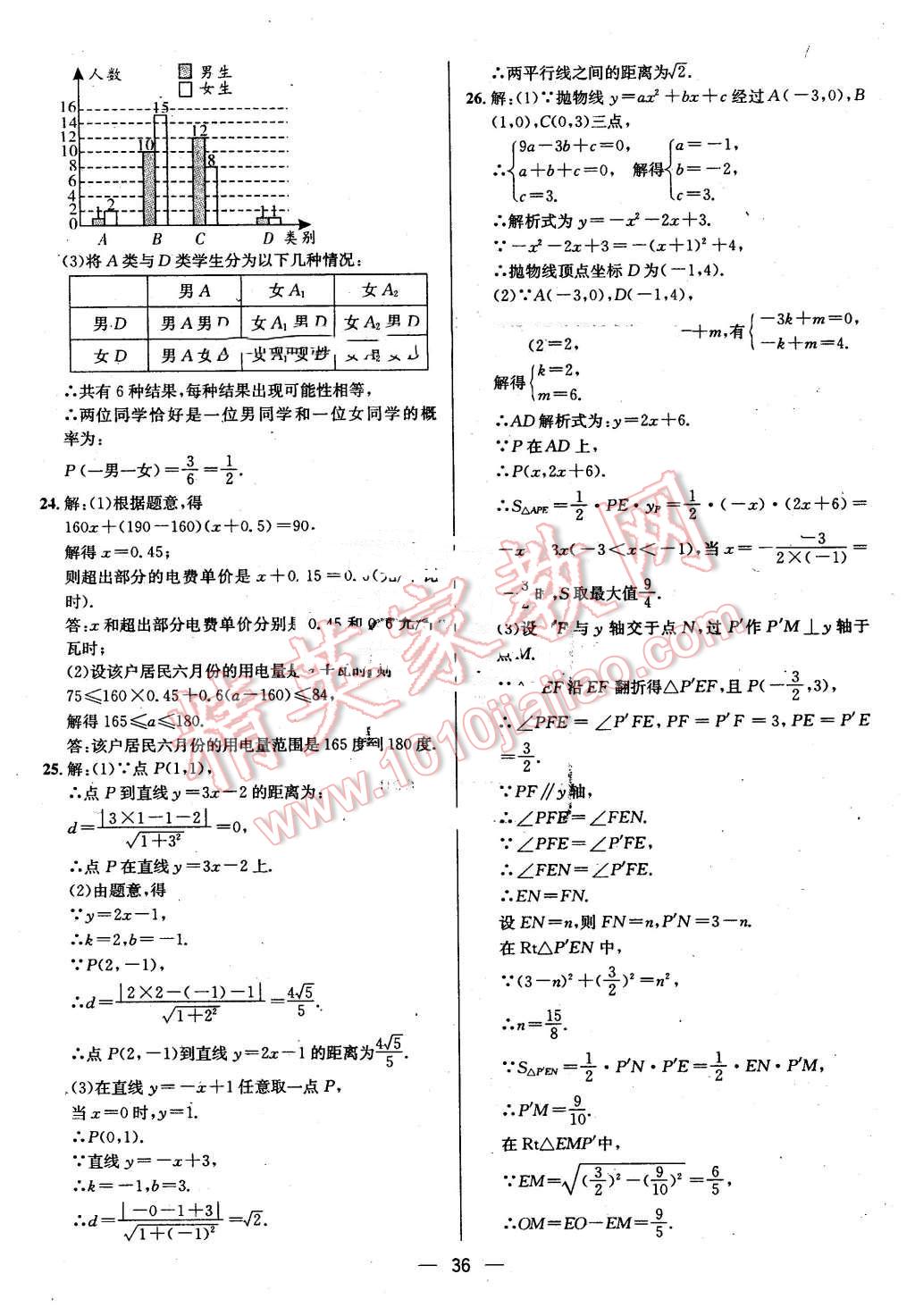 2016年贵州中考中考必备数学 第36页