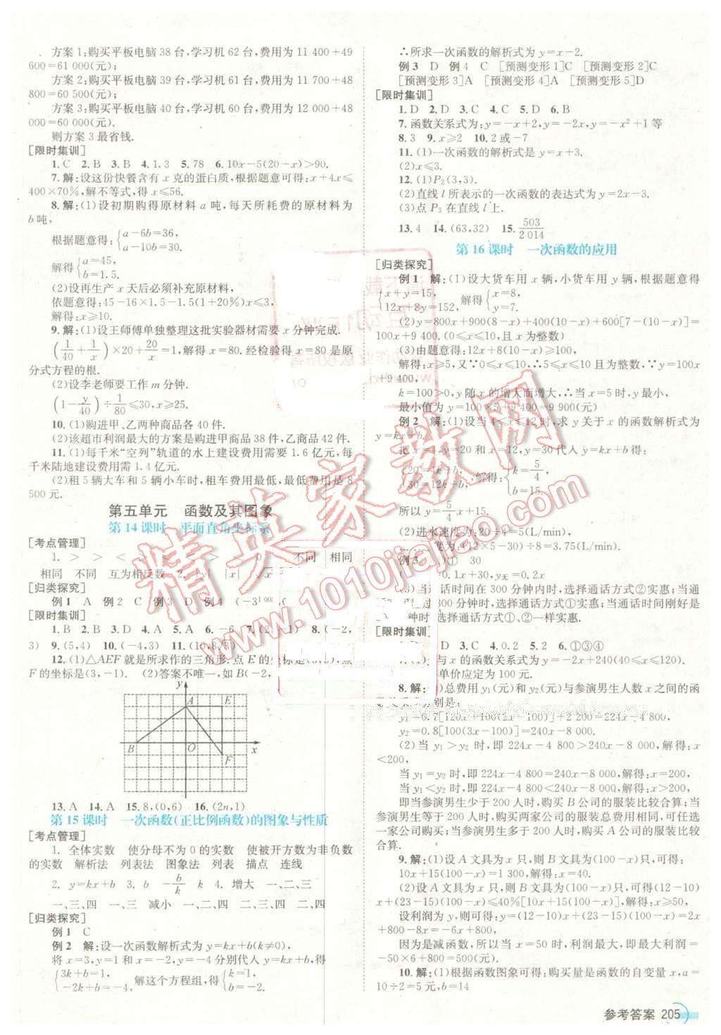 2016年點擊中考中考全程總復(fù)習(xí)數(shù)學(xué) 第5頁