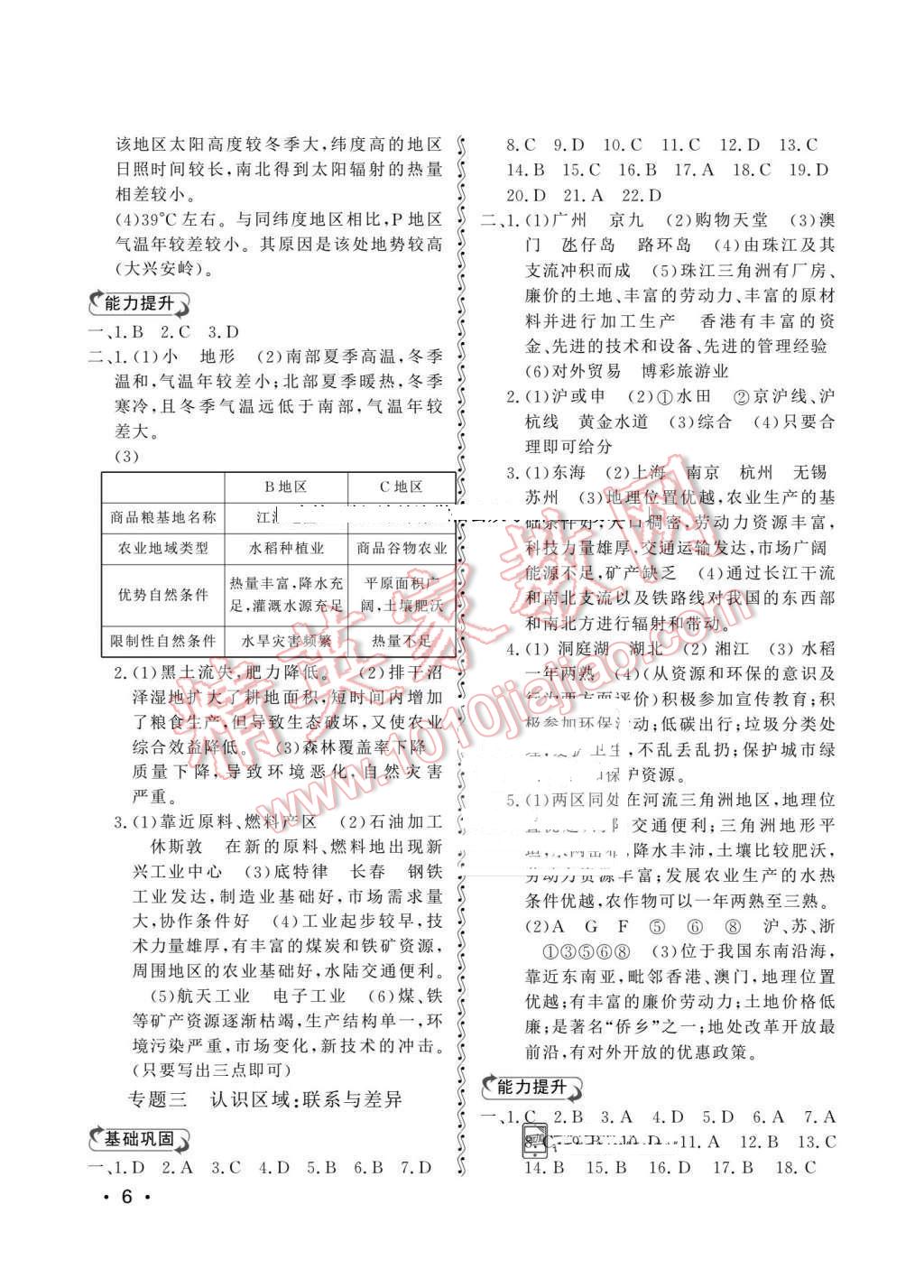 2016年初中卷行知天下八年級(jí)生物學(xué)地理下冊(cè) 第6頁(yè)