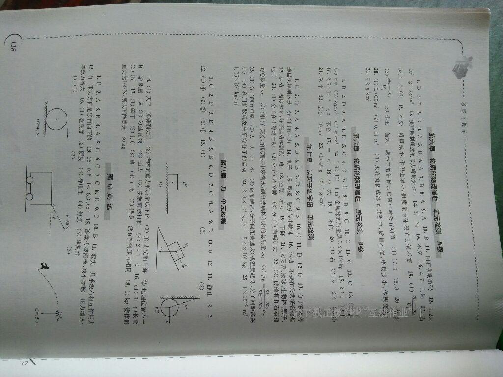 2016年同步練習八年級物理下冊蘇科版江蘇鳳凰科學技術出版社 第14頁