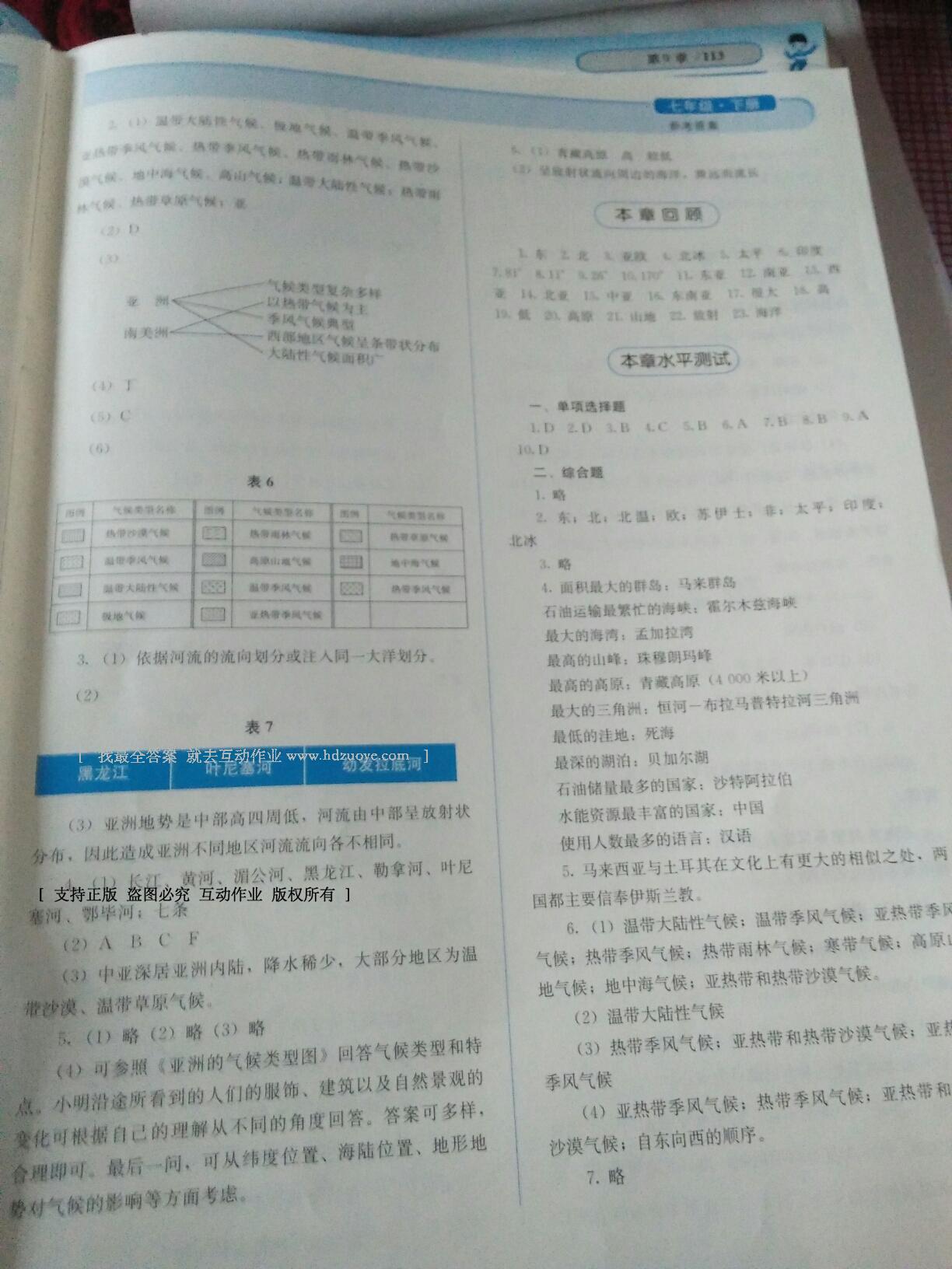 2016年人教金学典同步解析与测评七年级地理下册人教版 第17页