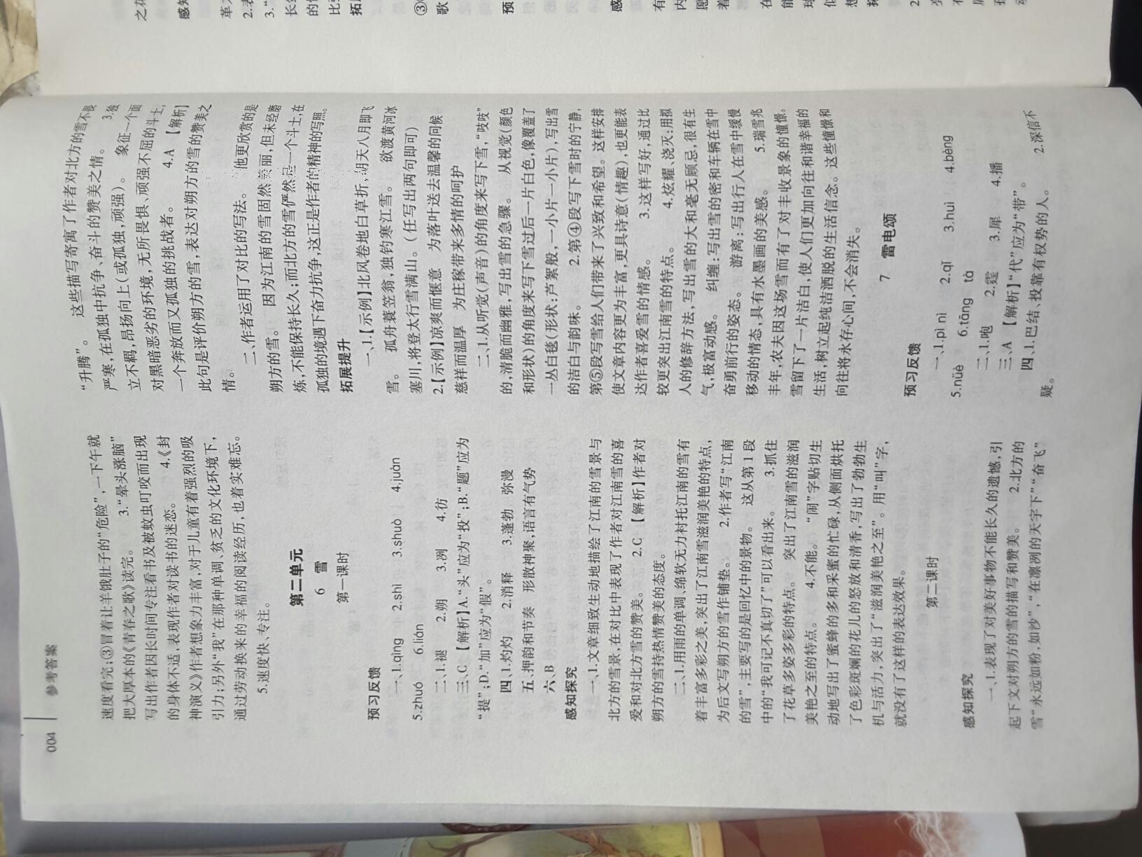 2014年基礎(chǔ)訓(xùn)練八年級(jí)語(yǔ)文下冊(cè)人教版 第260頁(yè)