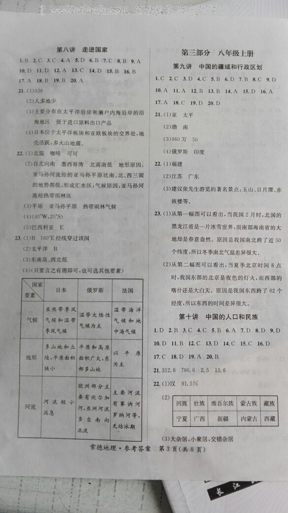 2016年常德中考拐點(diǎn)講練本九年級地理 第16頁