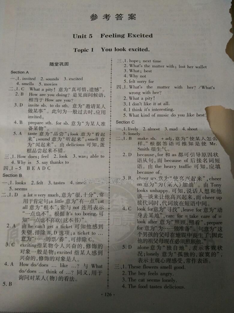 2015年仁爱英语同步练习册八年级下册仁爱版 第63页