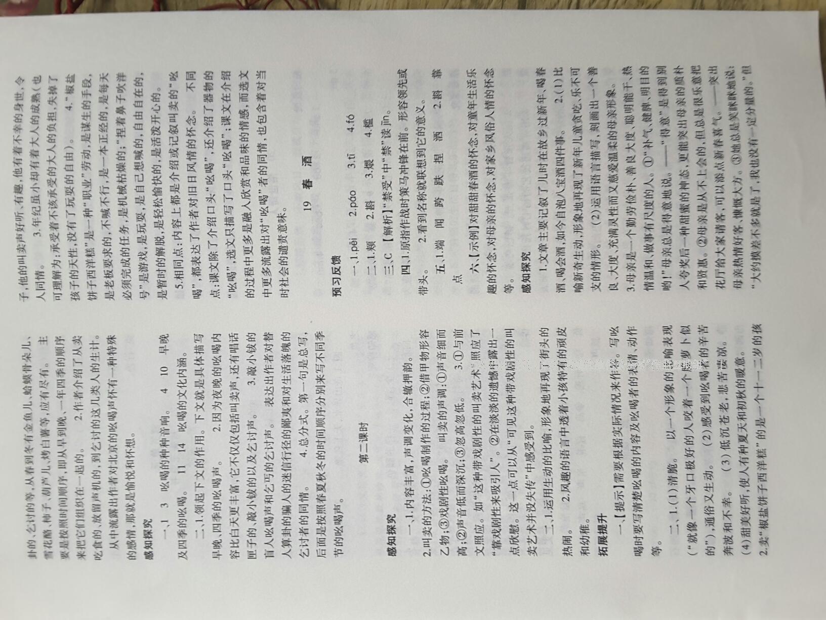 2014年基礎(chǔ)訓(xùn)練八年級(jí)語(yǔ)文下冊(cè)人教版 第267頁(yè)