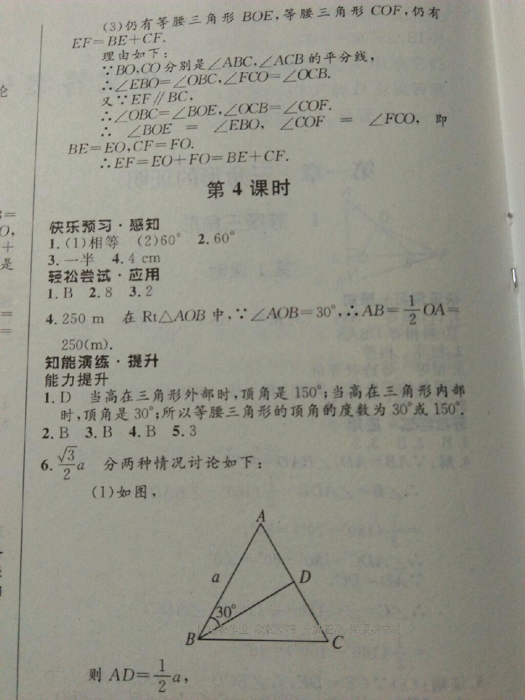 2016年初中同步測控優(yōu)化設(shè)計(jì)八年級(jí)數(shù)學(xué)下冊(cè)北師大版重慶專版 第13頁