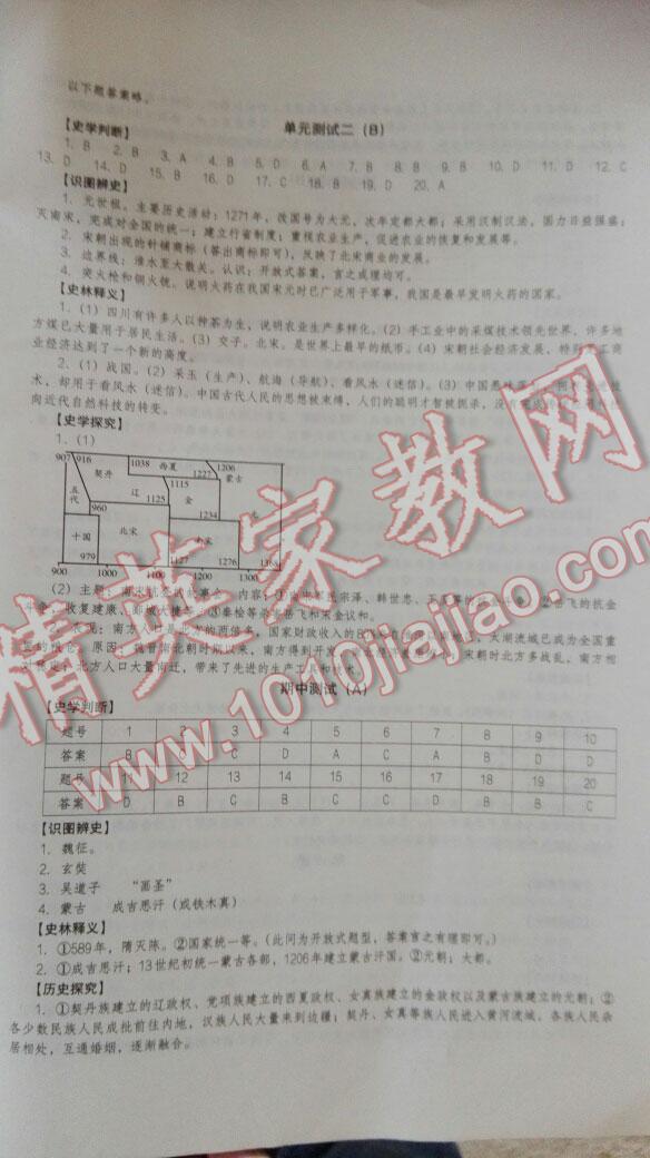 2016年助學(xué)讀本七年級歷史下冊 第17頁