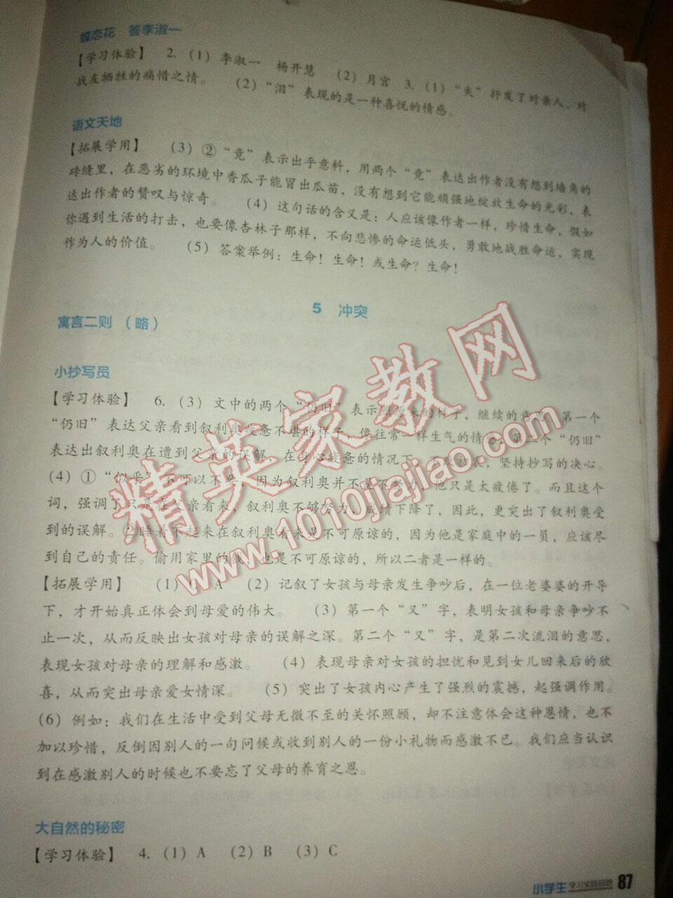 2016年小學(xué)生學(xué)習(xí)實(shí)踐園地六年級(jí)語(yǔ)文下冊(cè)北師大版 第3頁(yè)