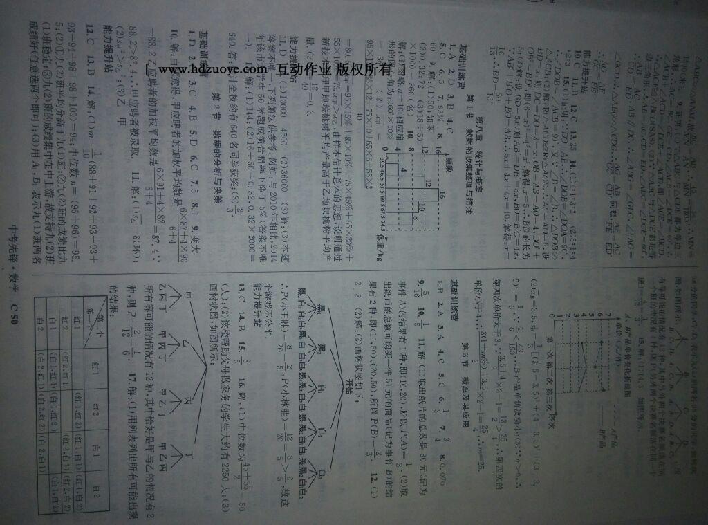 2016年中考先鋒滾動遷移復(fù)習(xí)法數(shù)學(xué) 第10頁