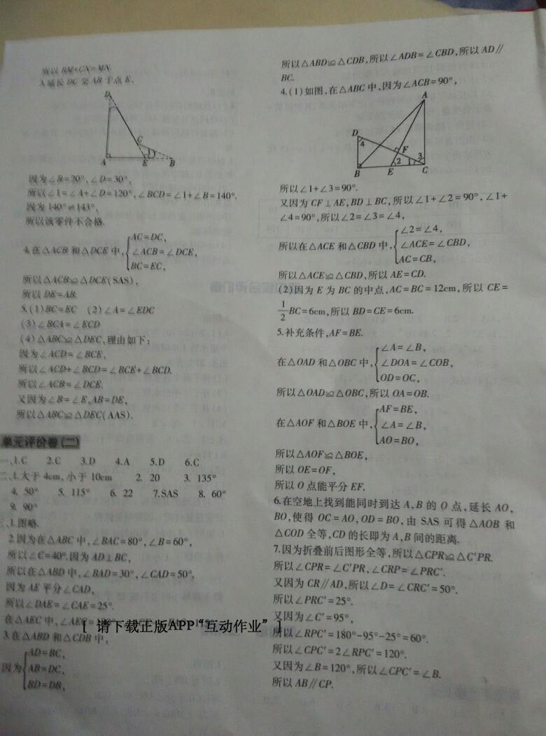 2015年基礎(chǔ)訓(xùn)練七年級數(shù)學(xué)下冊大象出版社 第28頁