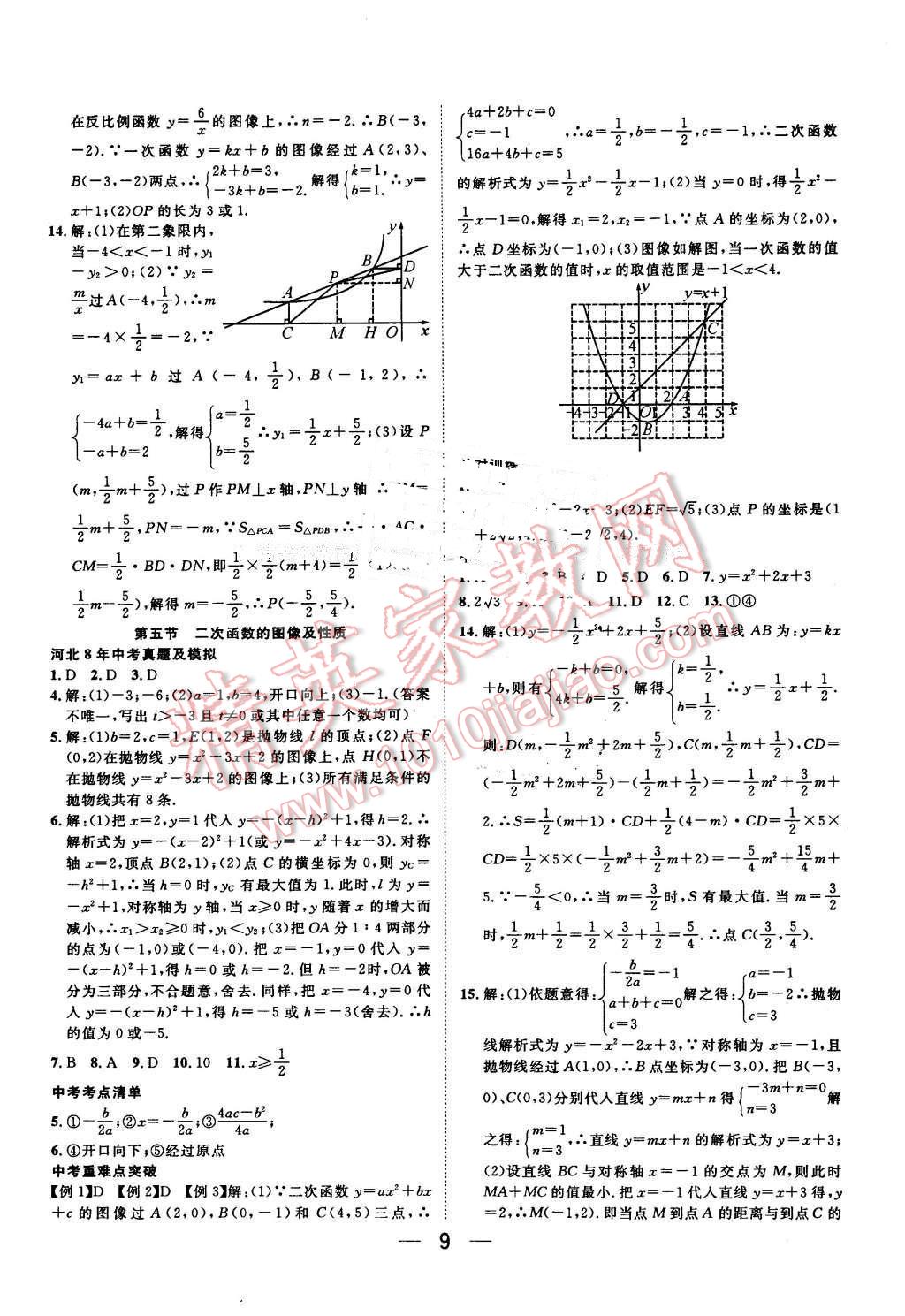 2016年鴻鵠志文化河北中考命題研究中考王數(shù)學(xué) 第9頁