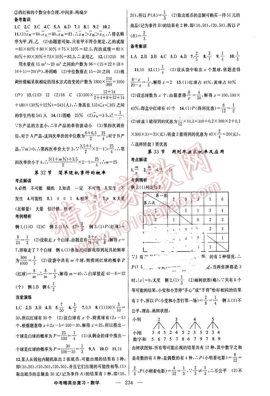 2016年黃岡金牌之路中考精英總復(fù)習(xí)數(shù)學(xué) 第24頁(yè)