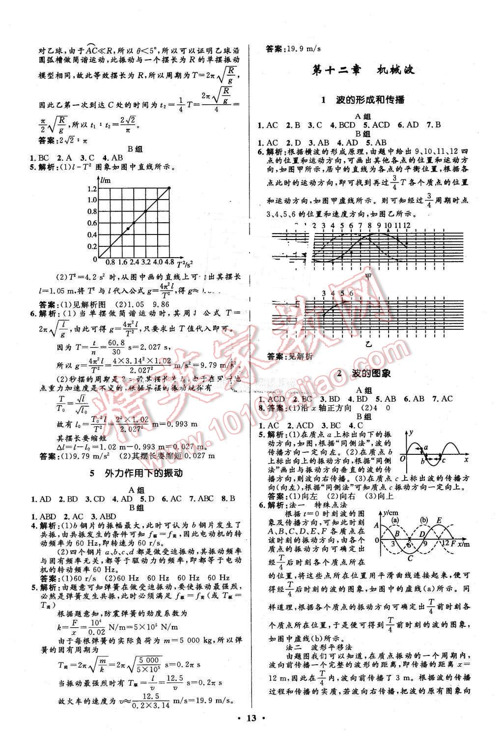 2016年高中同步測控優(yōu)化設(shè)計物理選修3-4人教版市場版 第13頁