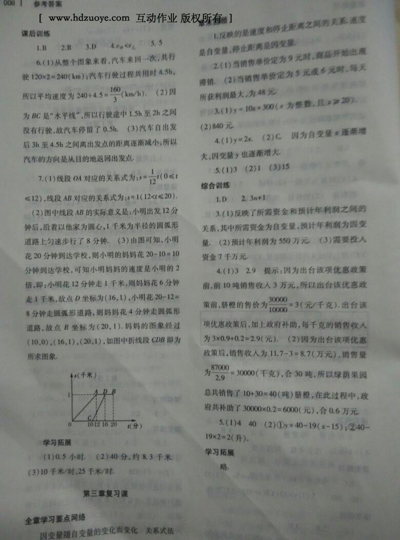 2015年基礎(chǔ)訓(xùn)練七年級(jí)數(shù)學(xué)下冊(cè)大象出版社 第14頁(yè)