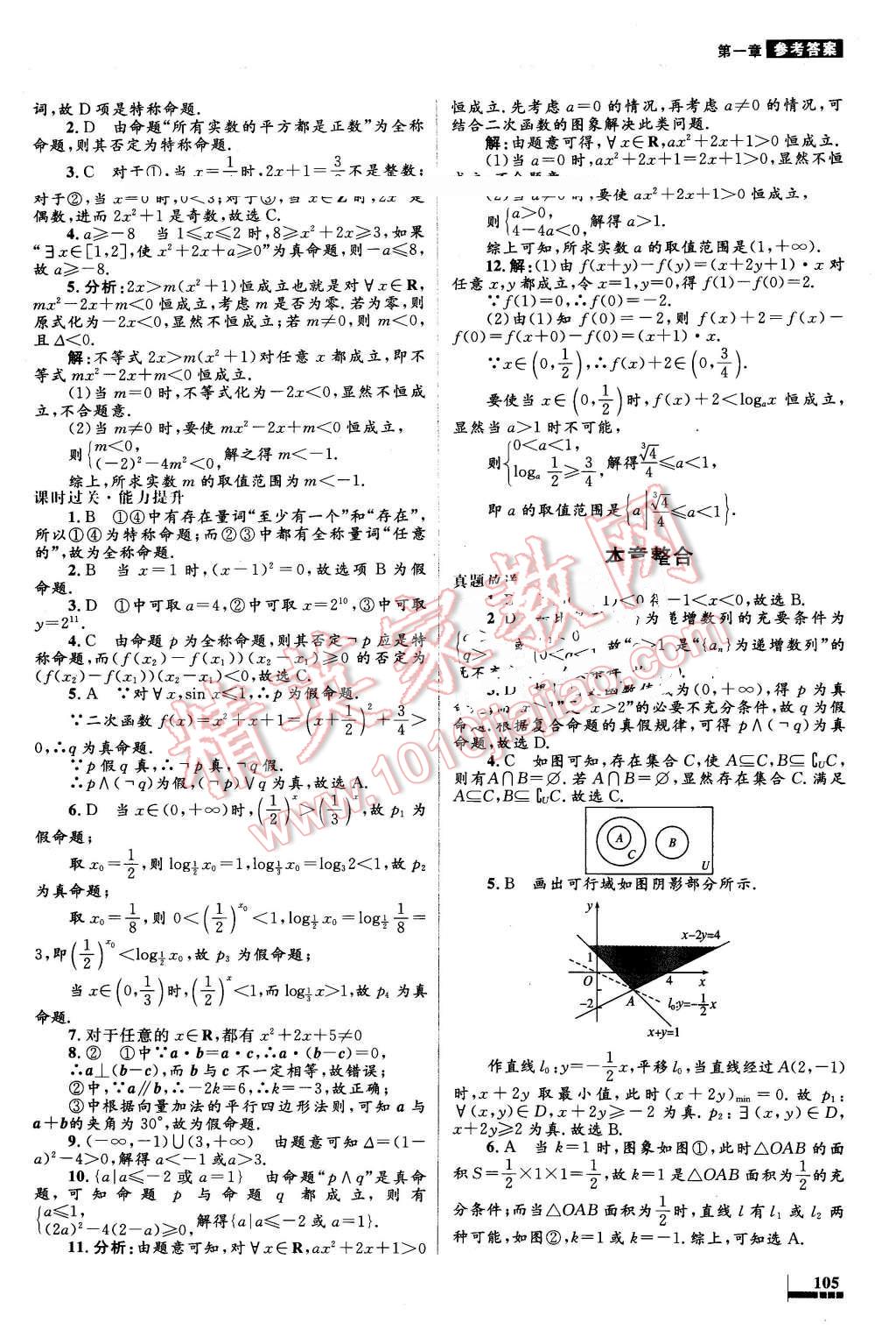 2016年高中同步測控優(yōu)化設(shè)計數(shù)學(xué)選修2-1人教A版 第7頁