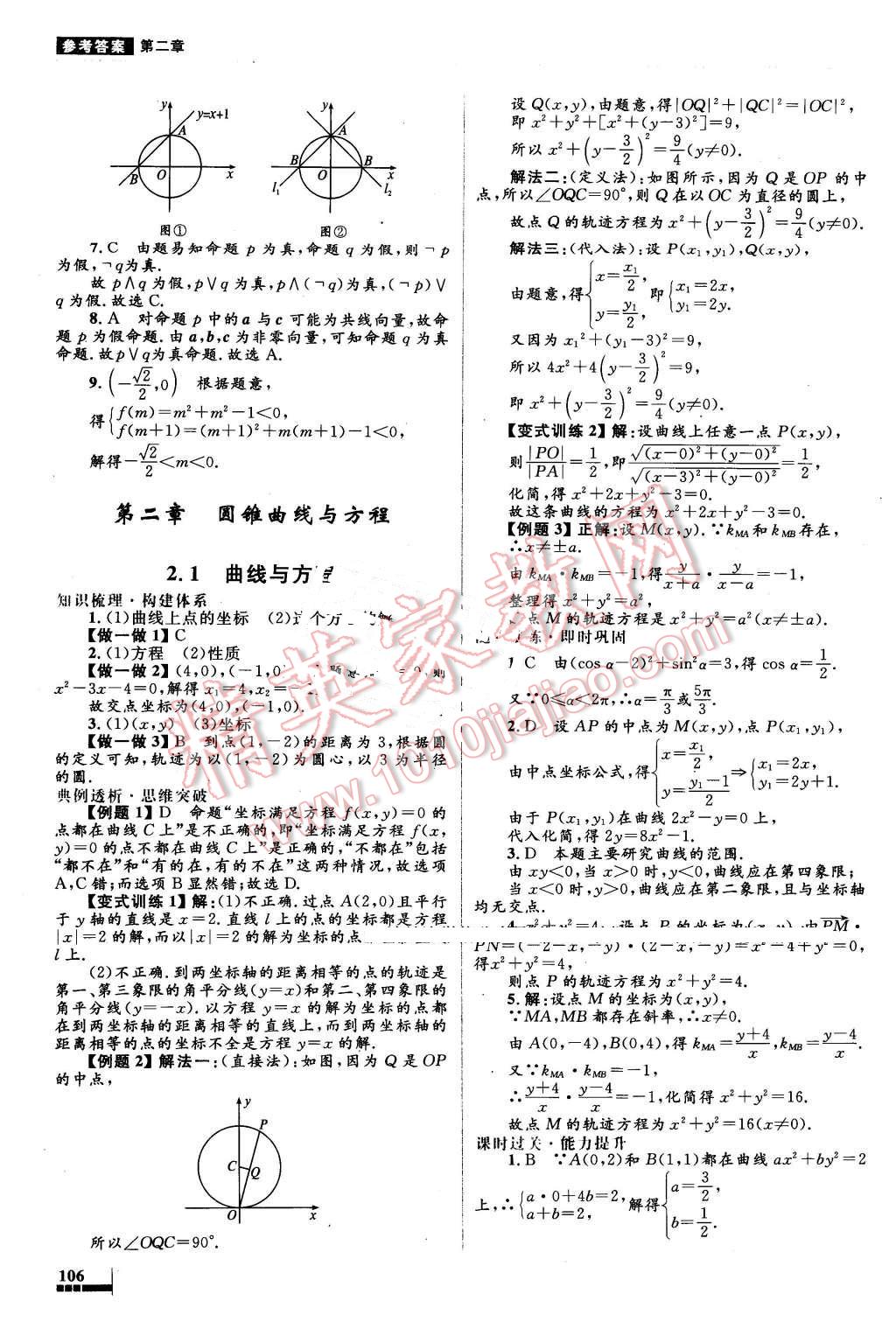 2016年高中同步测控优化设计数学选修2-1人教A版 第8页