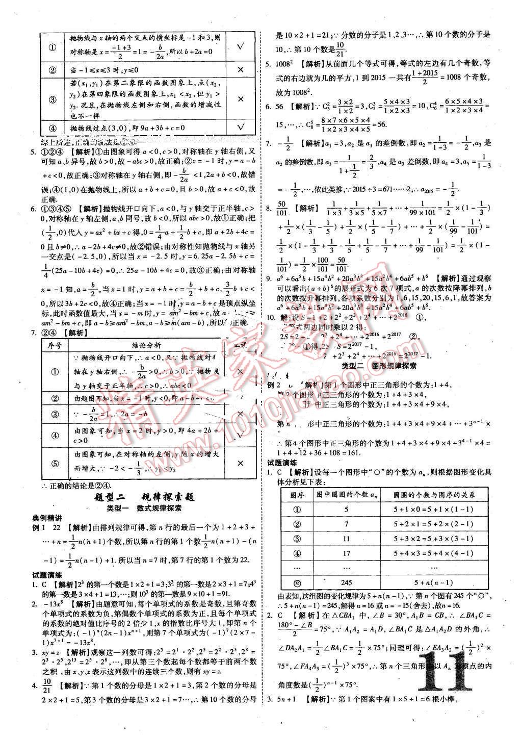 2016年貴州中考面對(duì)面數(shù)學(xué) 第11頁