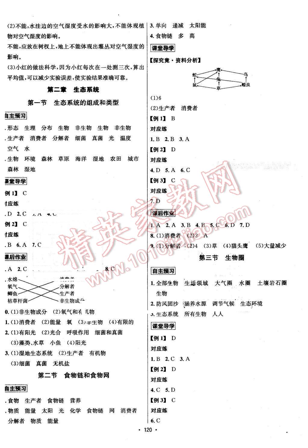 2016年優(yōu)學(xué)名師名題八年級生物下冊冀少版 第8頁