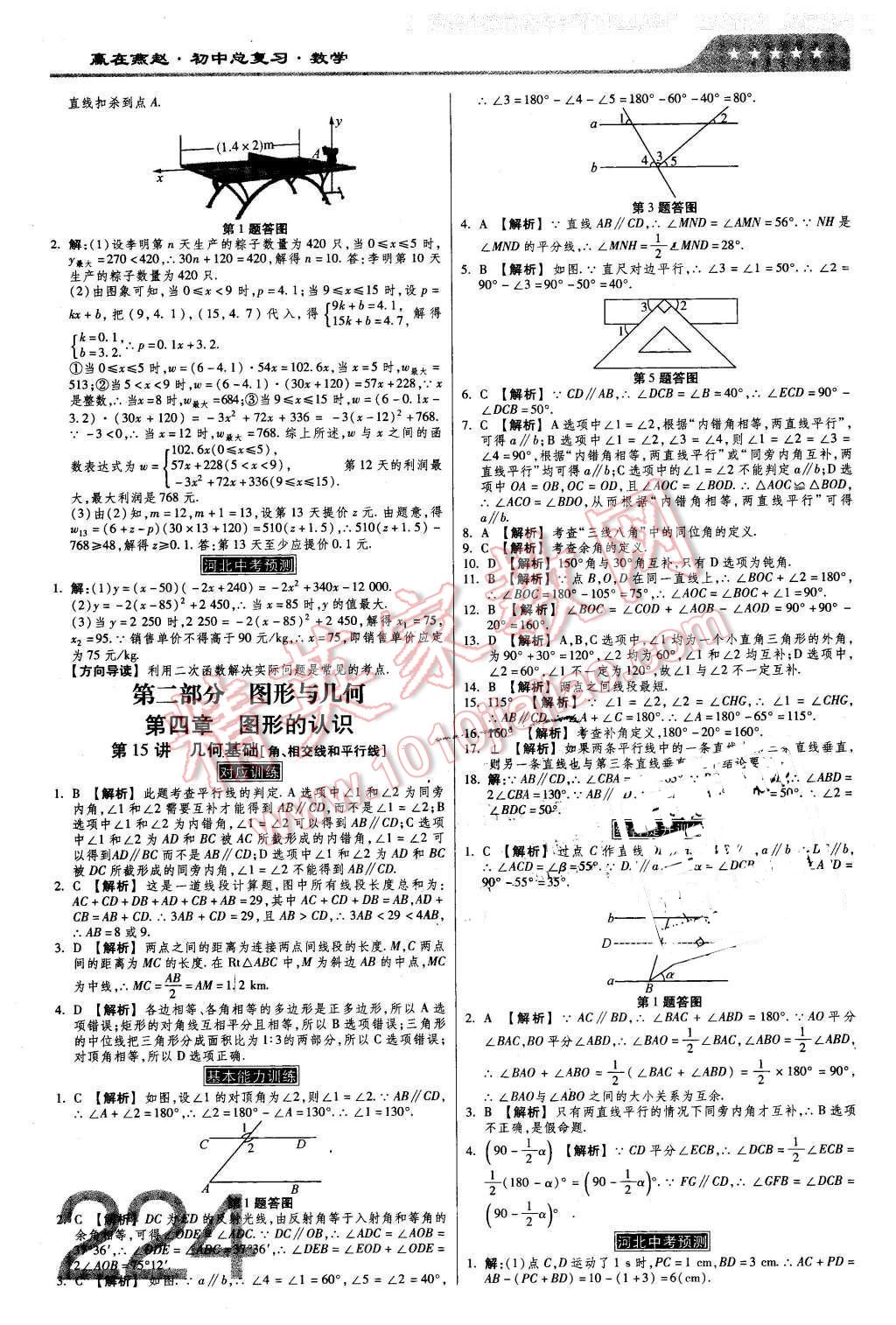 2016年金牌教練贏在燕趙初中總復(fù)習(xí)數(shù)學(xué)河北中考專(zhuān)用 第14頁(yè)