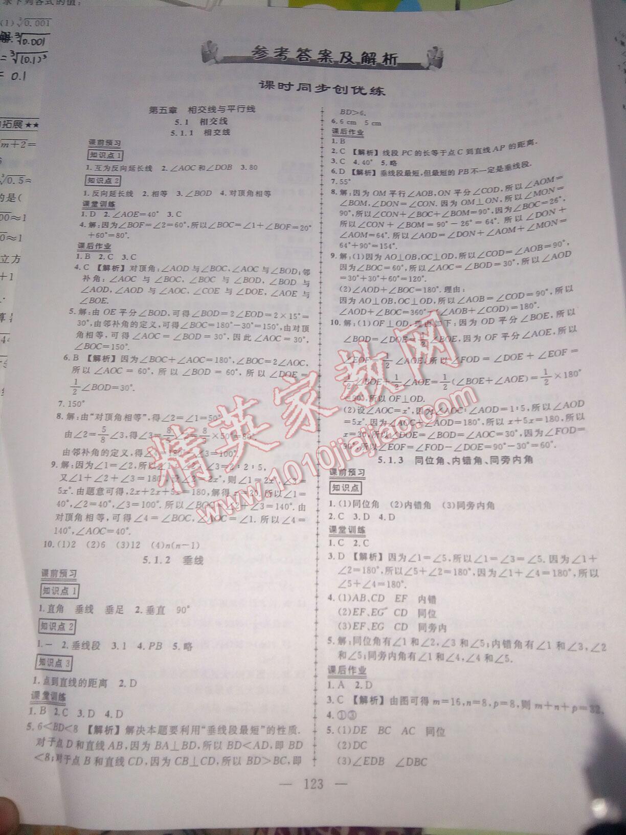 2015年黃岡創(chuàng)優(yōu)作業(yè)導(dǎo)學(xué)練七年級數(shù)學(xué)下冊人教版 第74頁