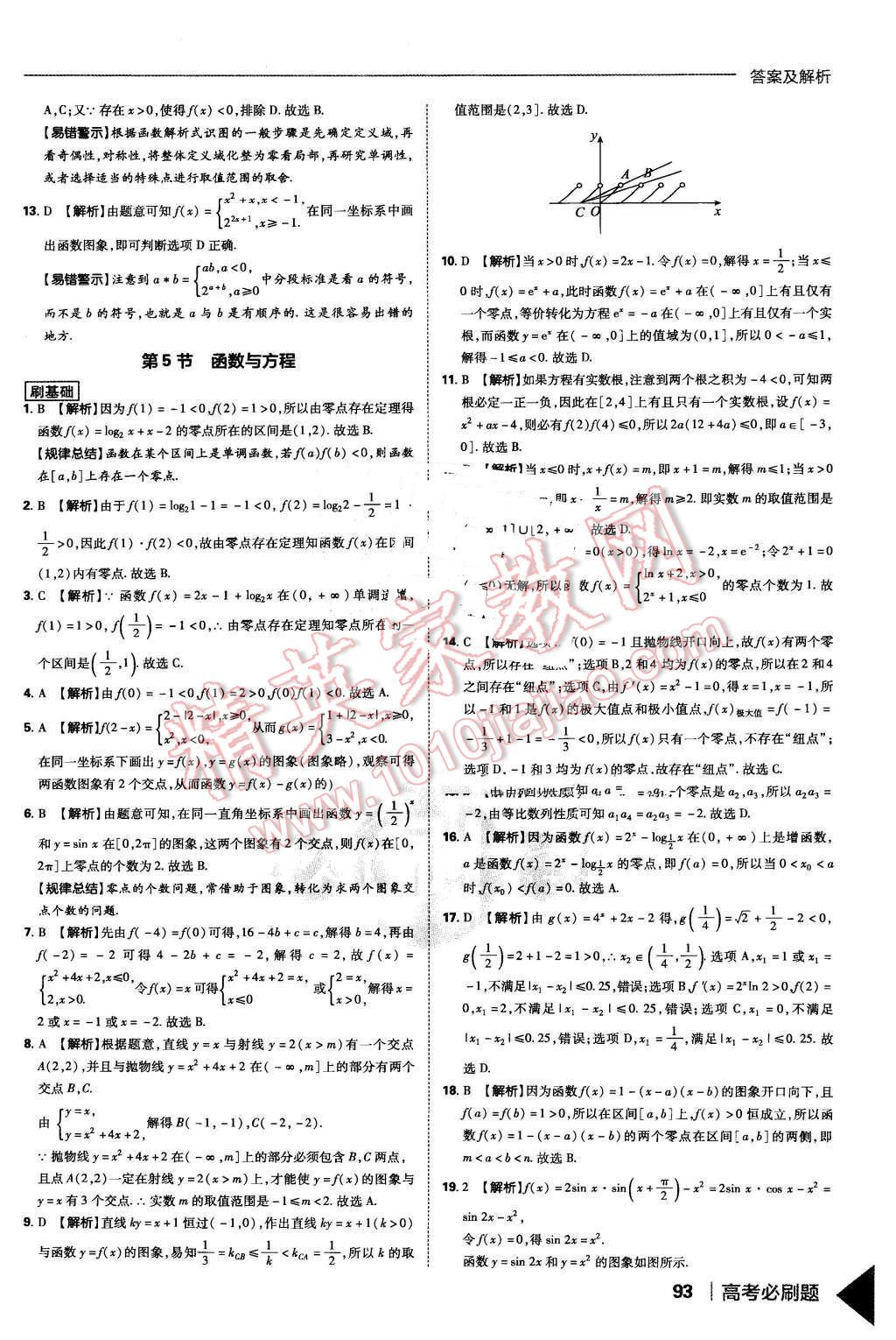 2016年高考必刷題1集合常用邏輯用語函數(shù)與導學數(shù)學必修1 第21頁