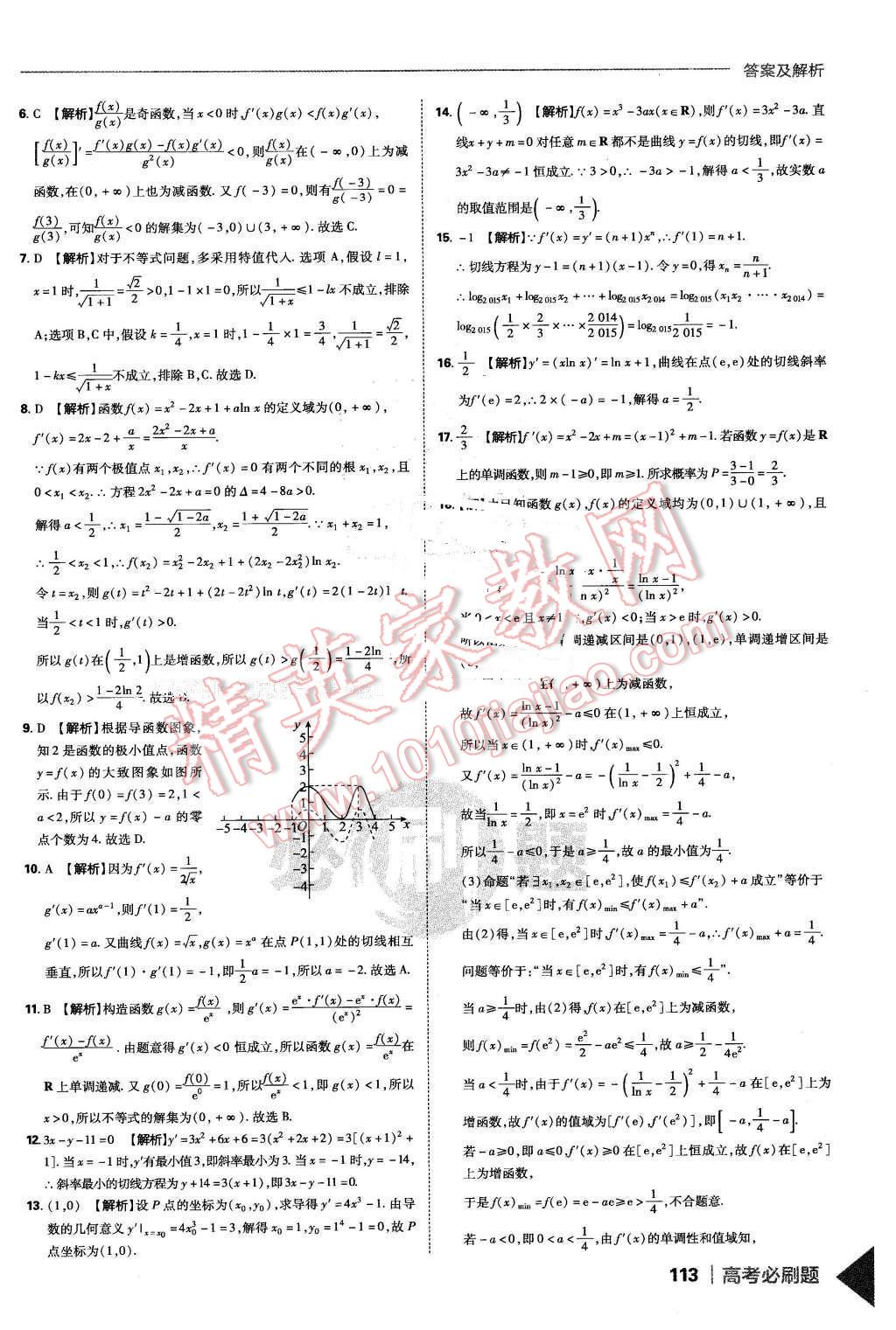 2016年高考必刷題1集合常用邏輯用語函數(shù)與導(dǎo)學(xué)數(shù)學(xué)必修1 第41頁