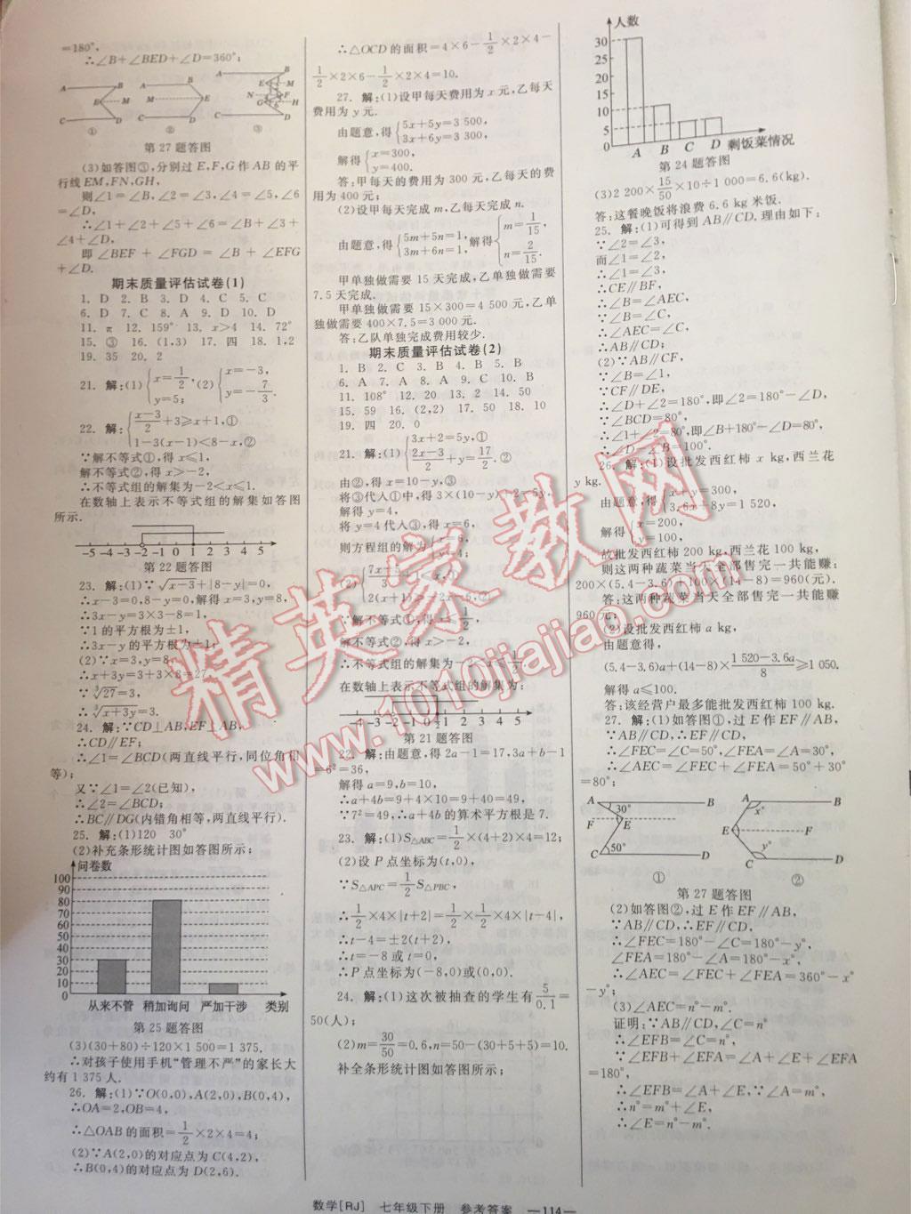 2016年全效學(xué)習(xí)七年級數(shù)學(xué)下冊浙教版創(chuàng)新版 第30頁