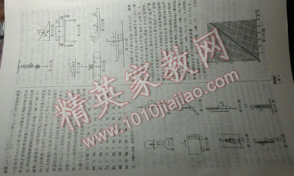 通城學(xué)典全國中考試題分類精粹物理 第9頁