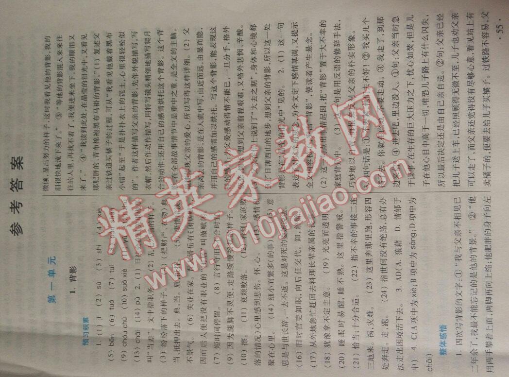 2016年學(xué)習(xí)檢測(cè)八年級(jí)語(yǔ)文下冊(cè)語(yǔ)文版 第11頁(yè)