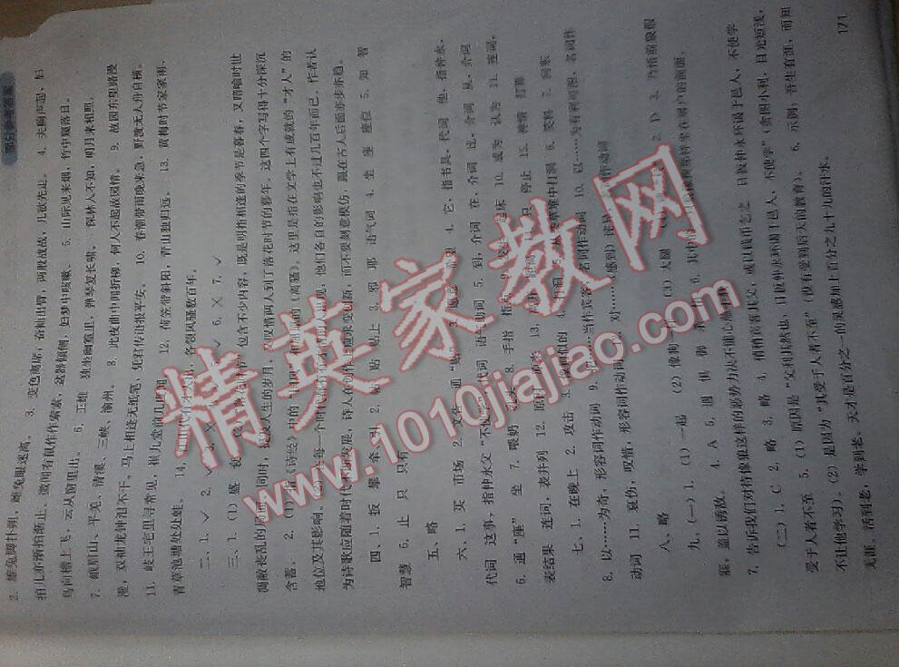 2016年新課程實踐與探究叢書七年級語文下冊人教版 第25頁