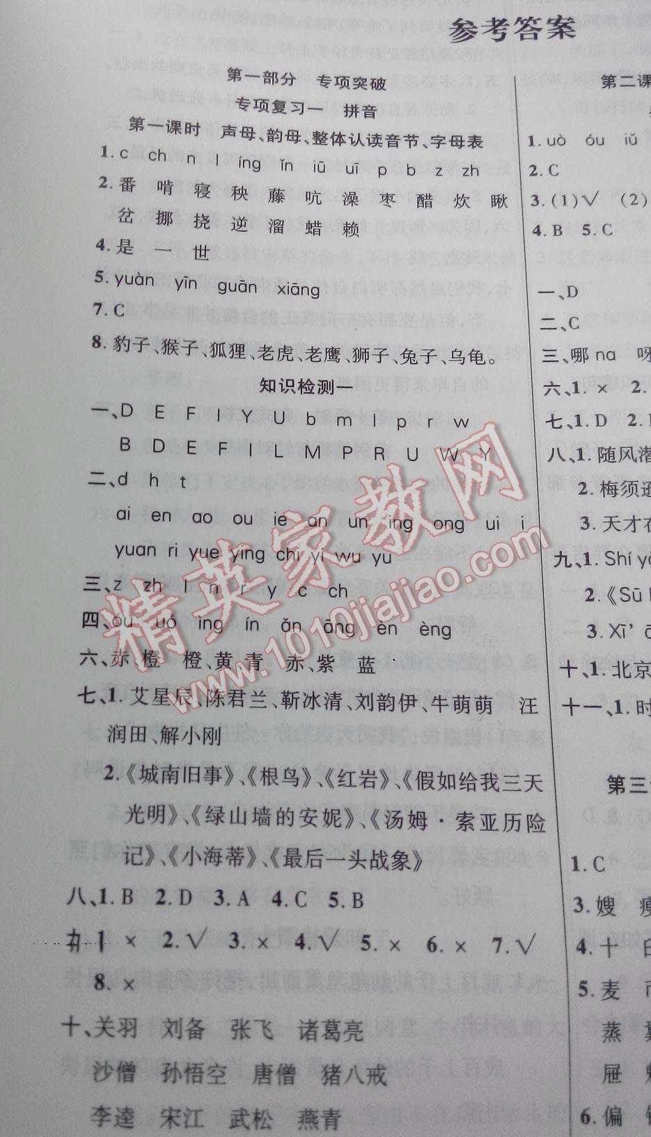 2014年小学升学总复习决胜百分百语文 第1页