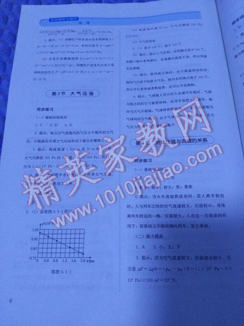 2016年人教金學(xué)典同步解析與測評八年級物理下冊人教版 第21頁